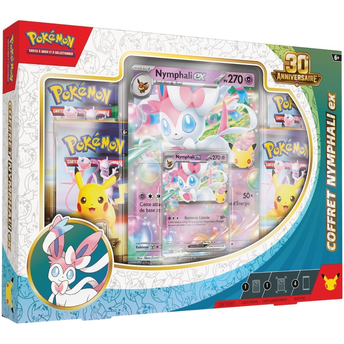 Pokémon 30.º aniversario — Caja Sylveon-ex (FR)