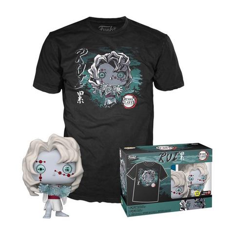 Funko POP! and Tee: Demon Slayer: Kimetsu no Yaiba Rui Glow-in-the-Dark-Vinyl Figure and Unisex T-Shirt Exclusivo de Mundopixel