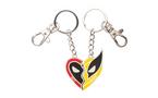 Marvel Deadpool and Wolverine Best Friends Heart Magnetic Keychain Set Exclusivo de Mundopixel