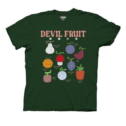 One Piece Devil Fruit Graphic T-Shirt Exclusivo de Mundopixel