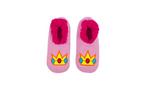 Super Mario Princess Peach Crown Slipper Socks with Grippers