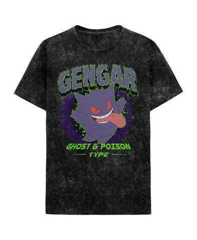 Pokemon Gengar Black Wash Unisex T-Shirt Exclusivo de Mundopixel