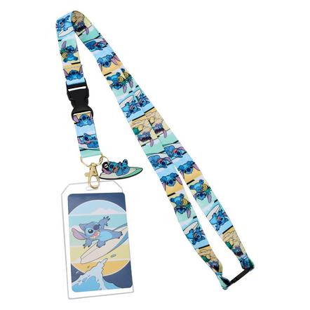 Loungefly Lilo and Stitch - Stitch (Surfing) Lanyard Exclusivo de Mundopixel