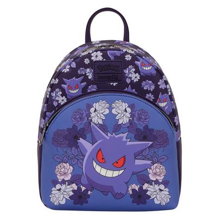 Loungefly Pokemon Gengar Floral Mini Backpack Exclusivo de Mundopixel