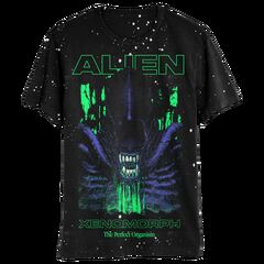 Alien Xenomorph Washed Graphic Unisex T-Shirt Exclusivo de Mundopixel