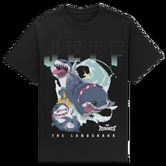 Marvel Rivals Jeff the Land Shark Short Sleeve Unisex Graphic T-Shirt Exclusivo de Mundopixel