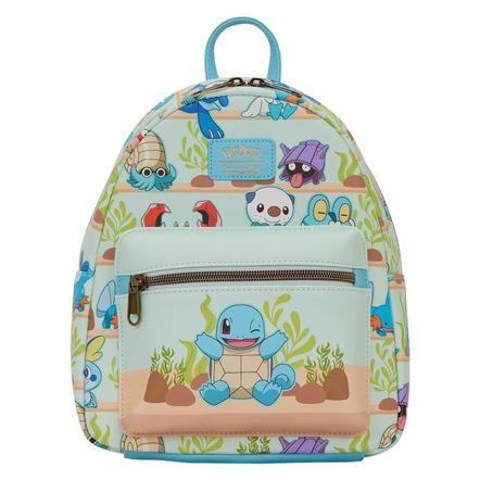 Loungefly Pokemon Water Type Aquarium Mini Backpack Exclusivo de Mundopixel