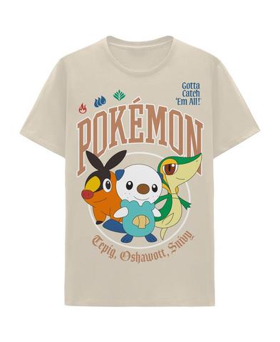Pokemon Unova Starters Graphic T-Shirt Exclusivo de Mundopixel