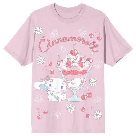 Sanrio Cinnamoroll Glitter Sundae Graphic Unisex T-Shirt Exclusivo de Mundopixel