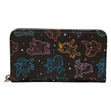 Loungefly Pokemon Eevee Eeveelutions Constellations Tech Wallet Exclusivo de Mundopixel