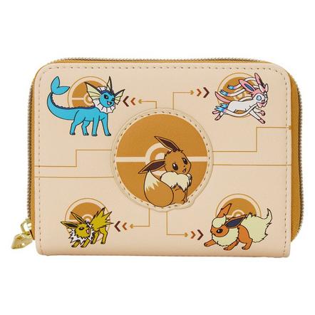 Pokemon Eeveelutions Zip Around Wallet Exclusivo de Mundopixel