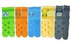 Pokemon Kanto Starters Crew 5 Pack Socks Exclusivo de Mundopixel
