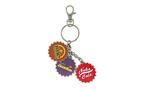 Fallout Bottle Caps Multi-Charm Keychain Exclusivo de Mundopixel
