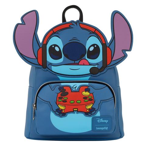 Loungefly Disney Gamer Stitch Mini Backpack Exclusivo de Mundopixel