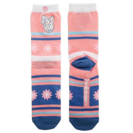 Pokemon Sylveon Crew Sock Exclusivo de Mundopixel