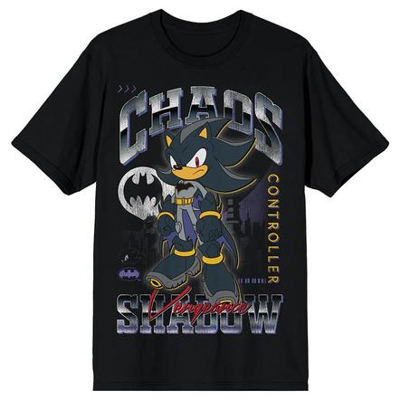DC Comics X Sonic the Hedgehog Shadow as Batman Unisex Graphic T-Shirt Exclusivo de Mundopixel