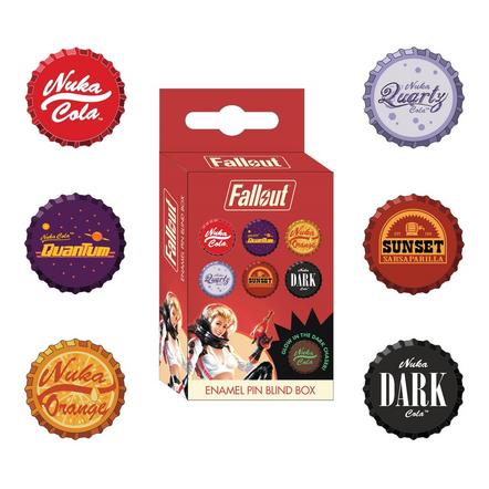 Fallout Bottle Cap Enamel Pin Blind Box Exclusivo de Mundopixel (los modelos pueden variar)