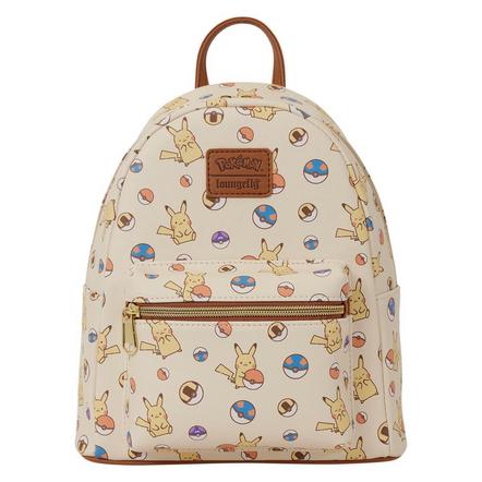 Loungefly Pokemon Chibi Pikachu and Poke Balls Mini Backpack Exclusivo de Mundopixel
