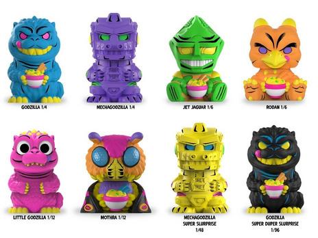 Rokimoto x Godzilla Black Light 3-in Figure Blind Box Exclusivo de Mundopixel (los modelos pueden variar)