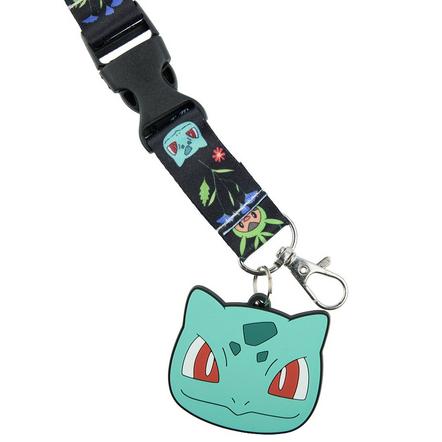 Pokemon Grass Type Floral Lanyard Exclusivo de Mundopixel