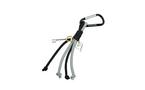 Kingdom Hearts Sora Keyblade Paracord Carabiner Keychain Exclusivo de Mundopixel