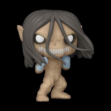 Funko POP! Animation: Attack on Titan Eren Jaeger 4.6-in Glow-in-the-Dark Vinyl Bobblehead Figure Exclusivo de Mundopixel