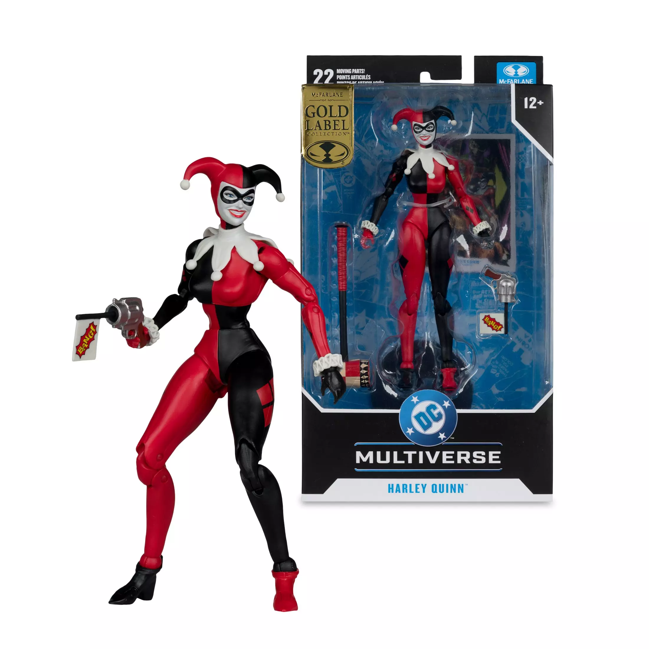 McFarlane Toys DC Multiverse Harley Quinn (Gold Label) 7-in Action Figure