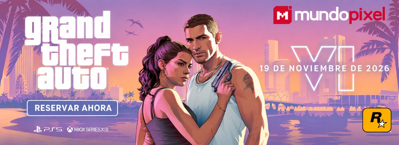 GTA6 Reservar Banner Key Art
