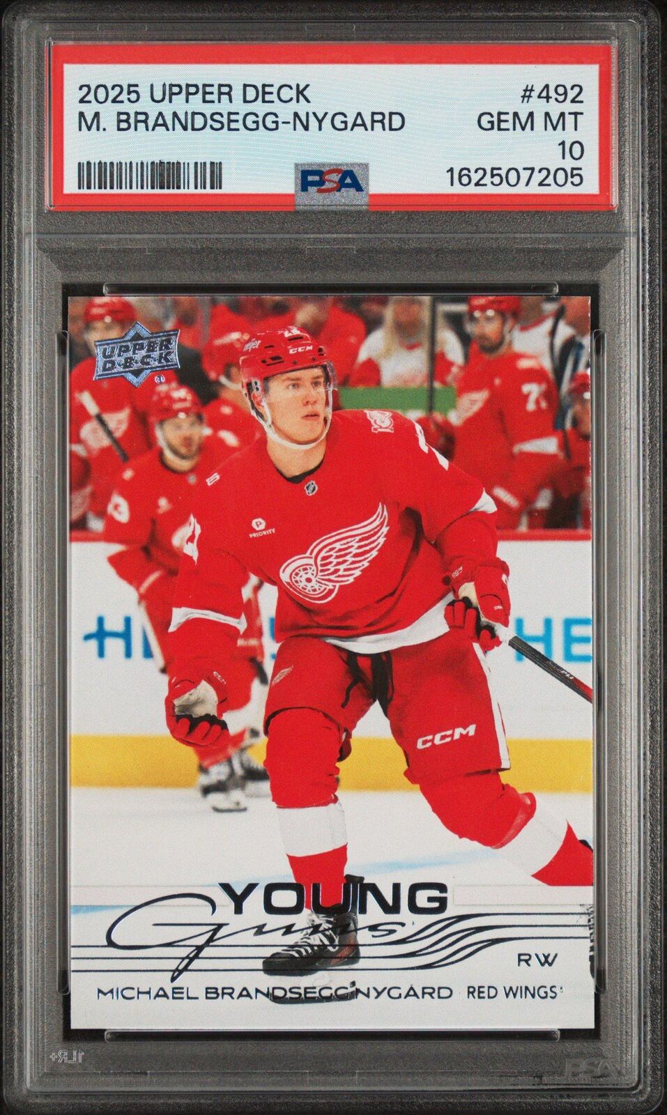 2025 Upper Deck 492 Michael Brandsegg-nygard PSA 10