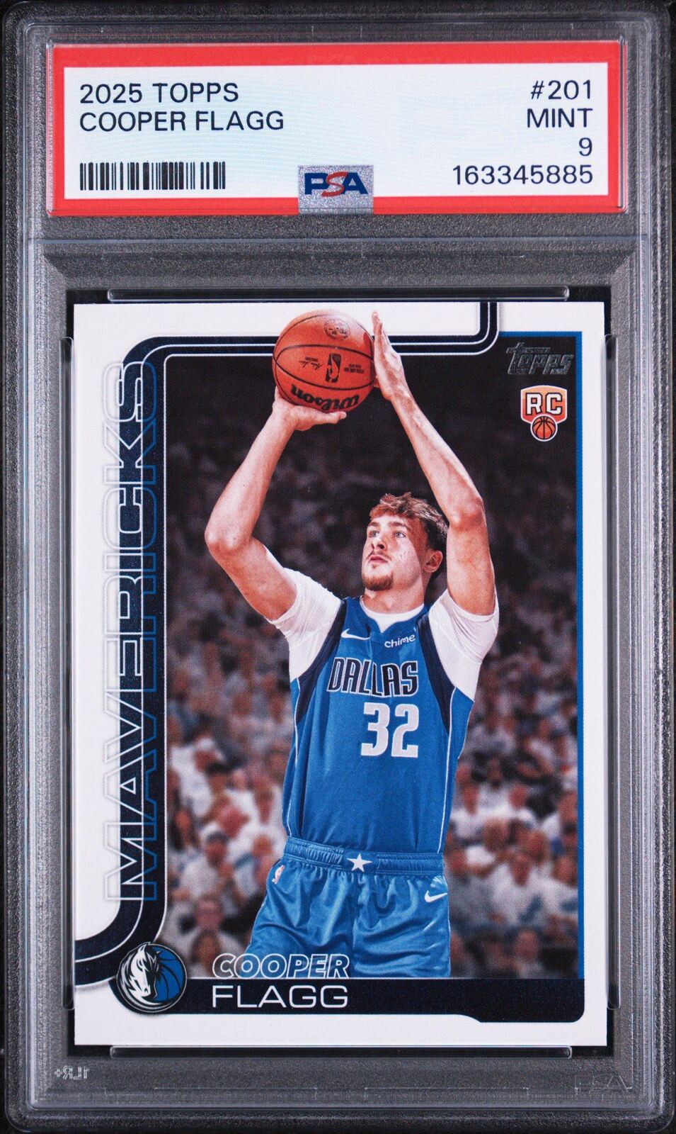 2025 Topps 201 Cooper Flagg PSA 9